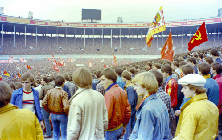 Line Barfod og den pro-sovjetiske festival i Moskva 1985