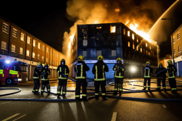 Russisk sabotage i London: Banden bag millionbrand på lager