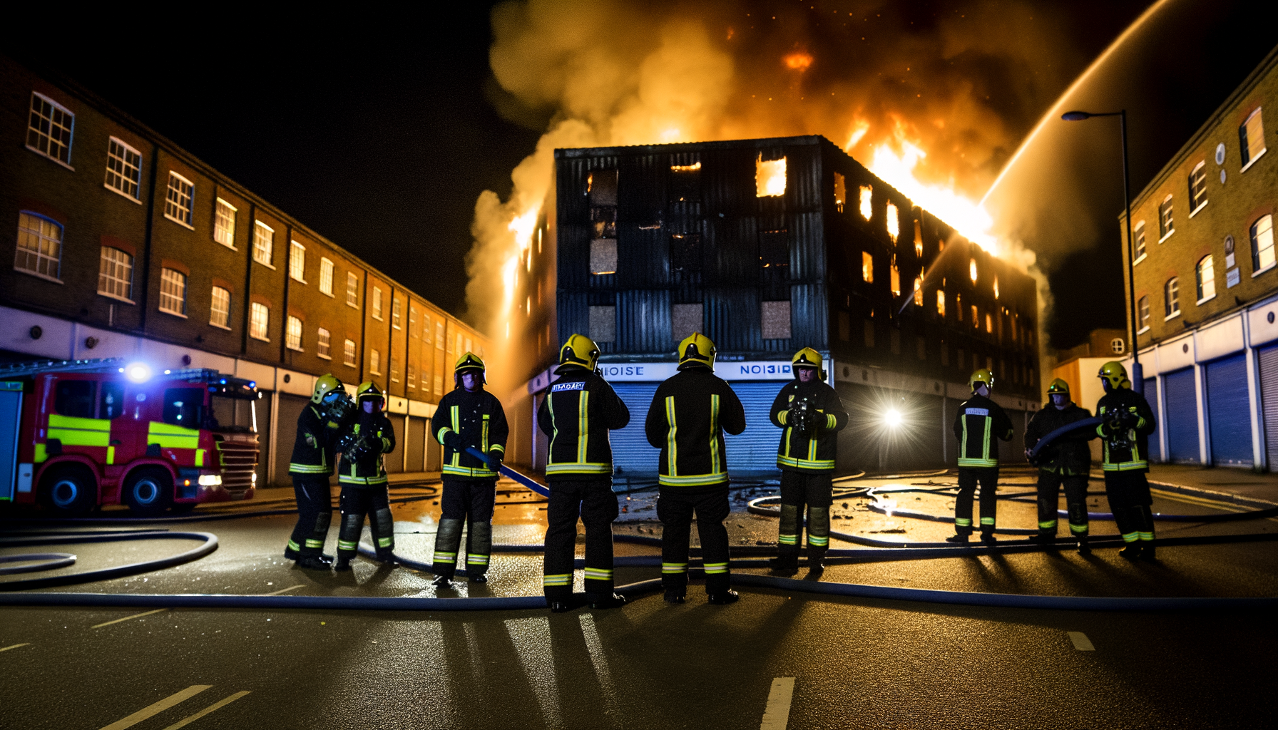 Russisk sabotage i London: Banden bag millionbrand på lager