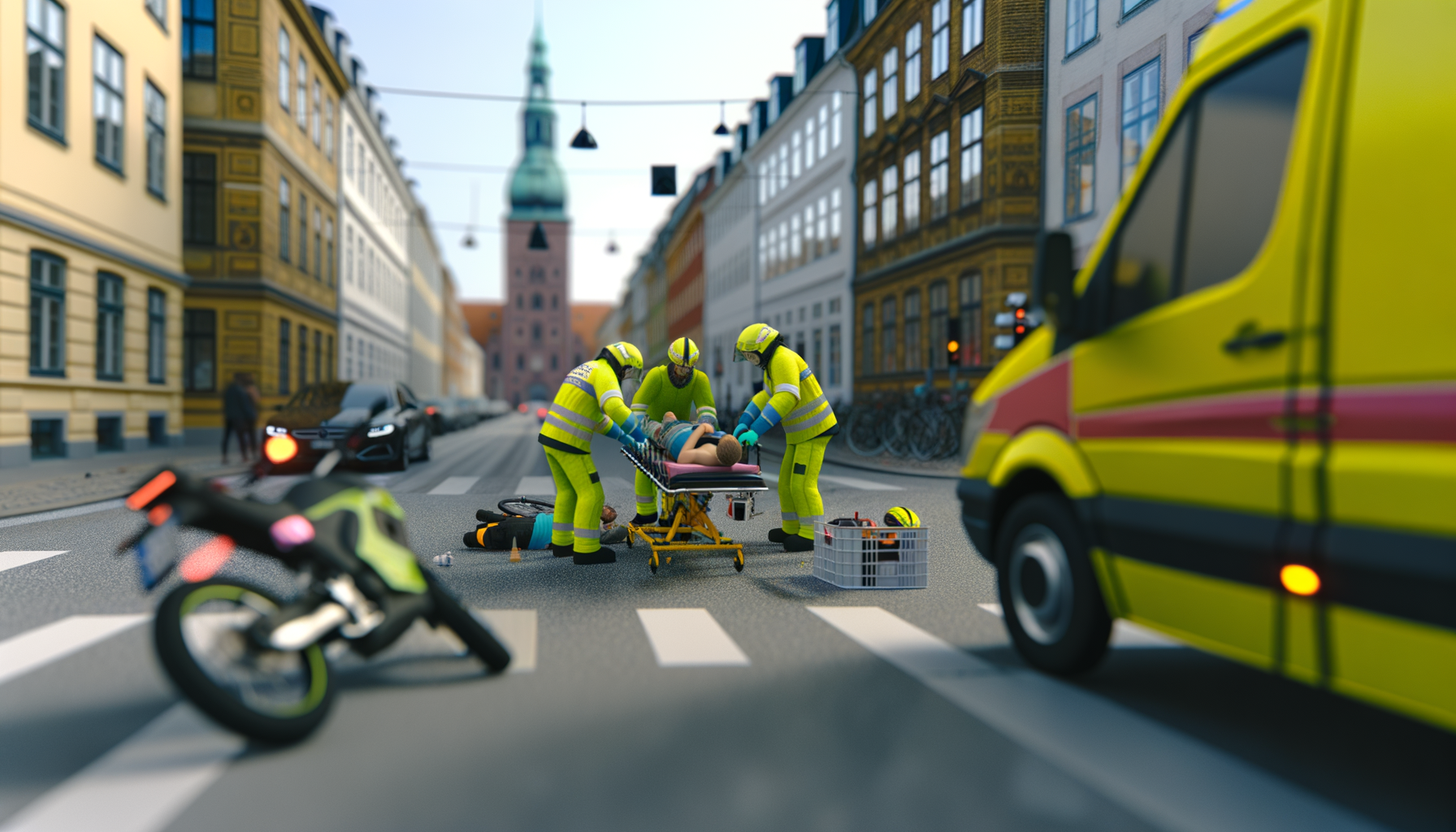 Cyklist påkørt i Vanløse: hvad skete der egentlig?