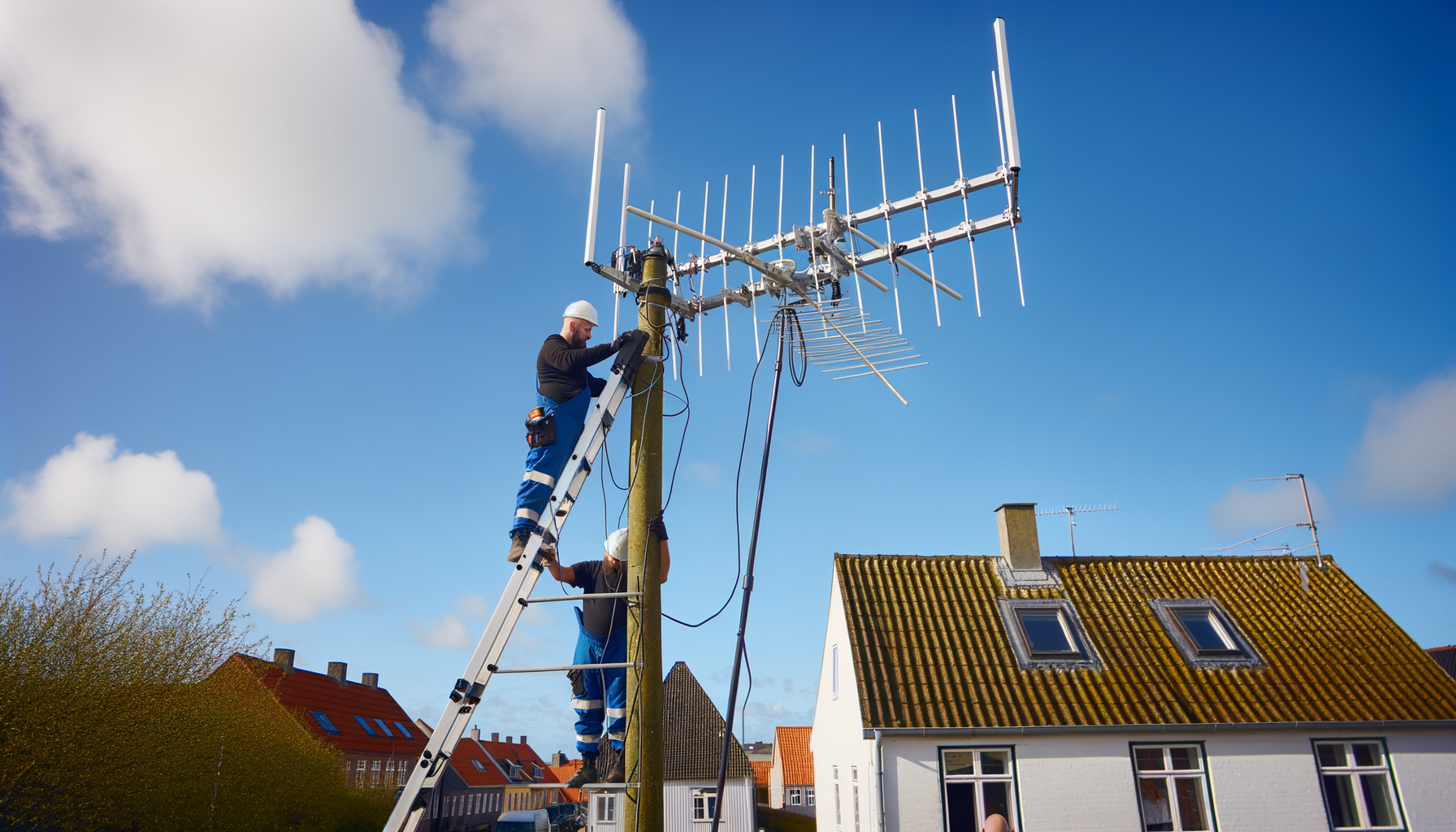 FM-dækningen i Trekantområdet påvirkes midlertidigt af antennereparation